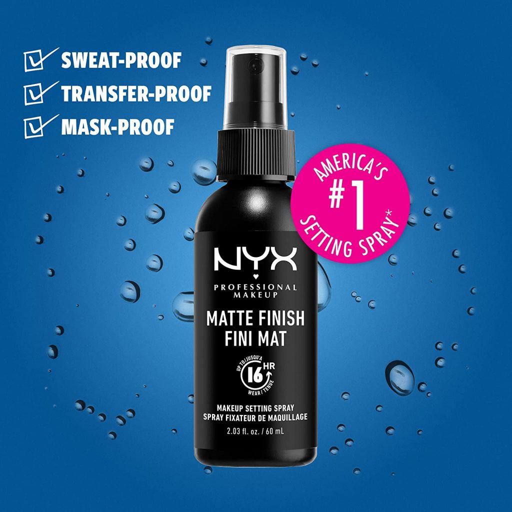 NYX professional makeup matte finish setting spray
