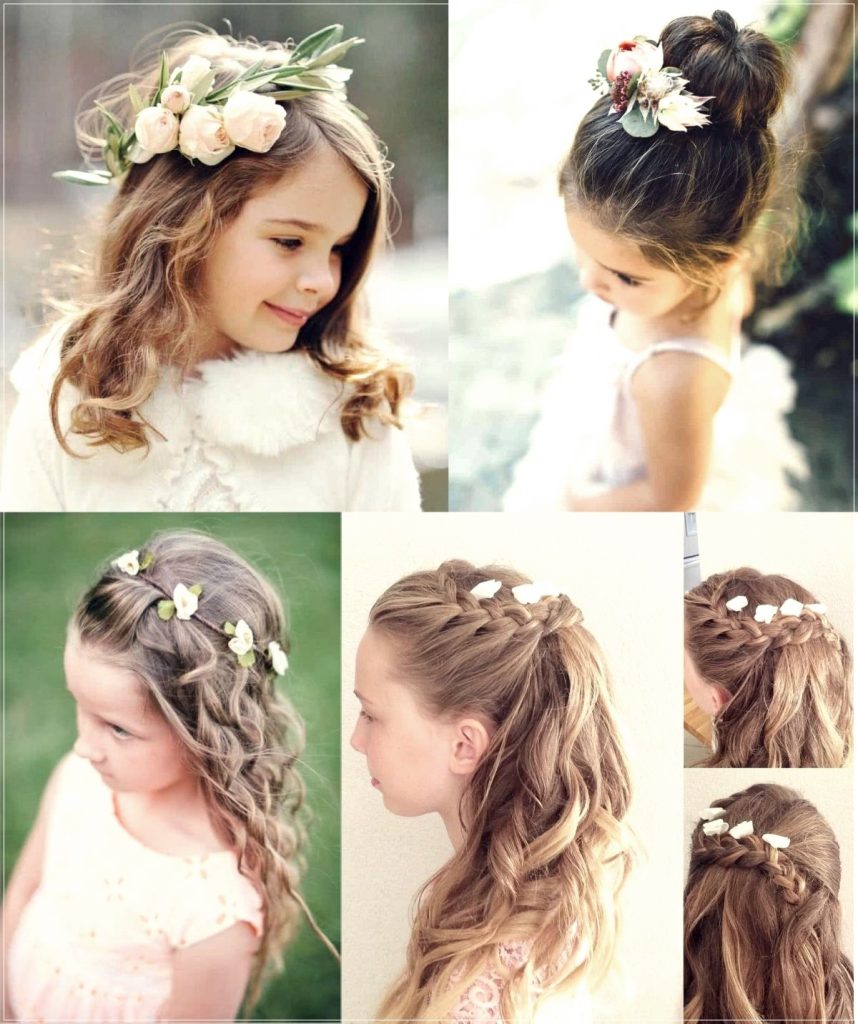 hairstyles for baby girls with braids and bun