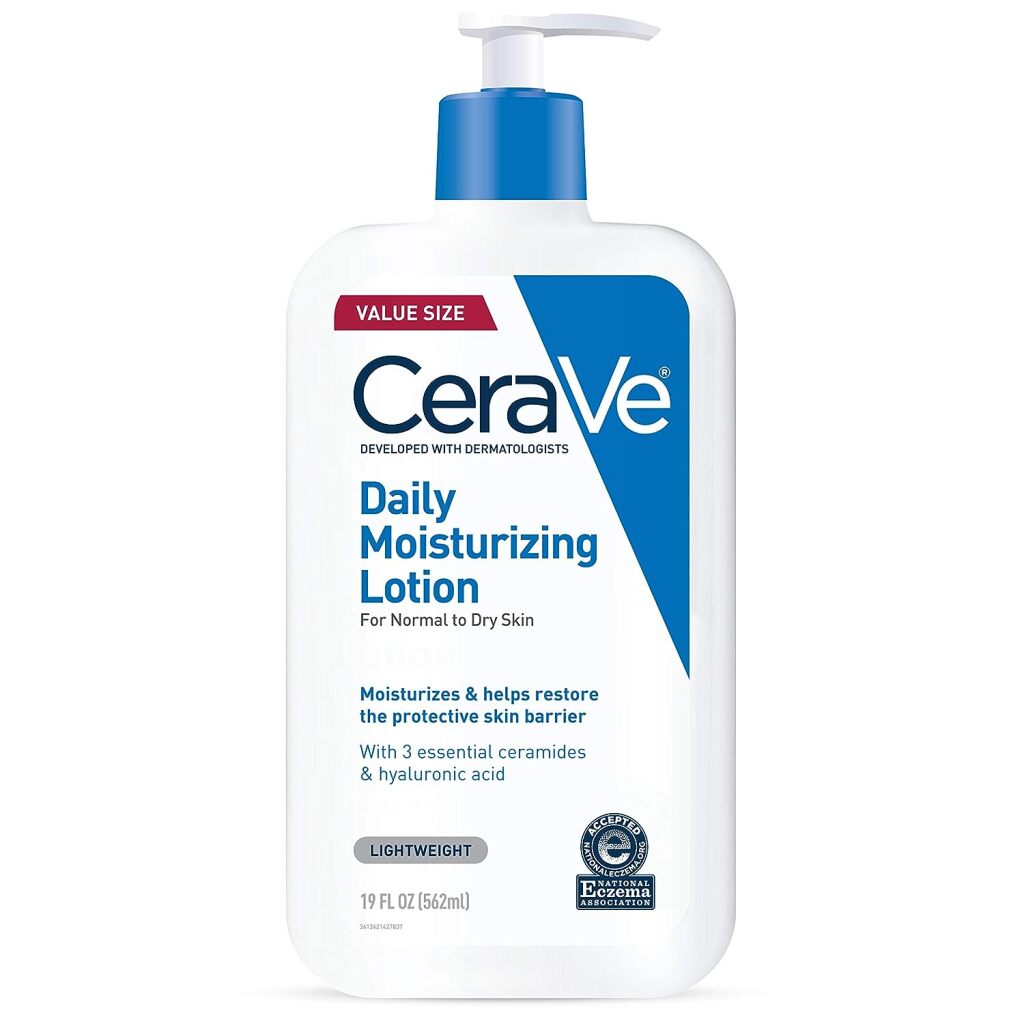 CeraVe Daily Moisturizing Lotion, best hyaluronic acid body lotion